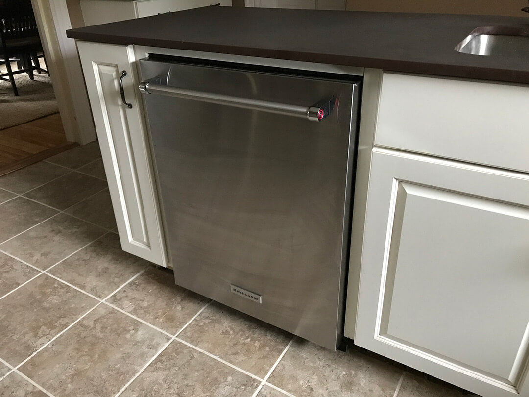 DIY kitchen cabinet installation