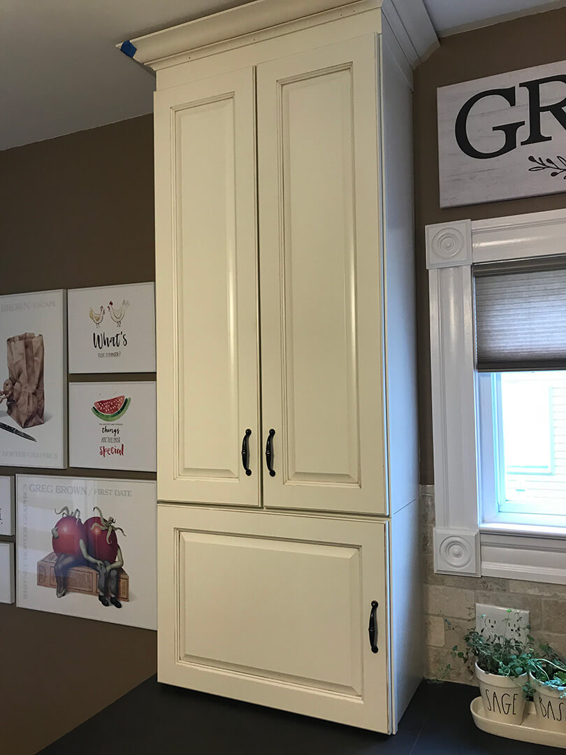 DIY kitchen cabinet installation