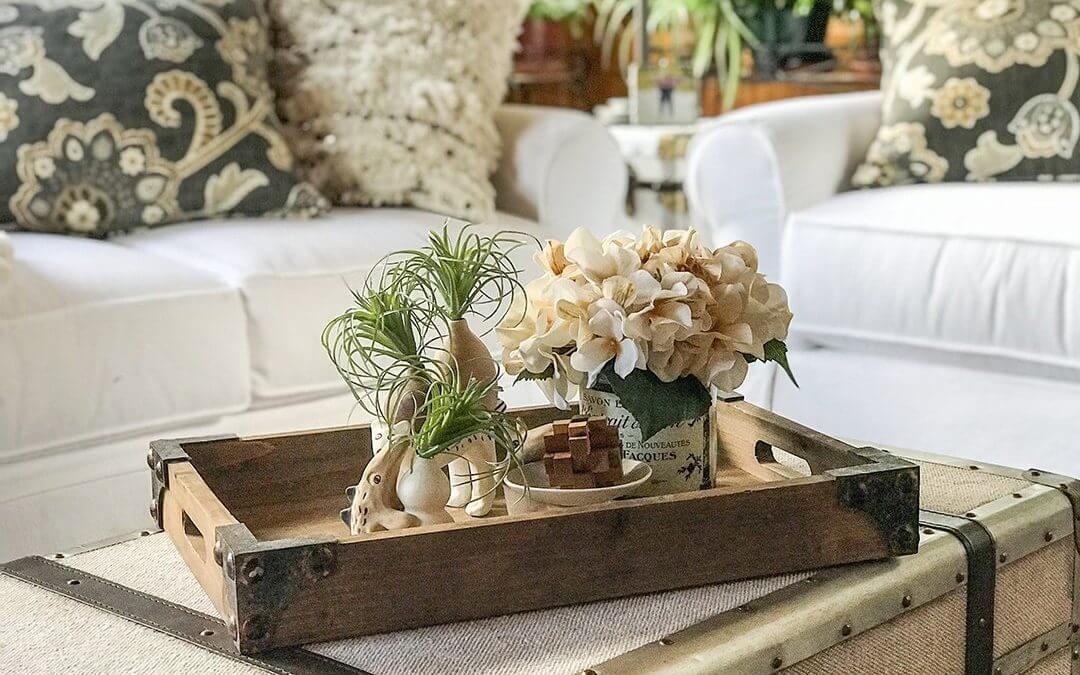 How to Style a Coffee Table Tray