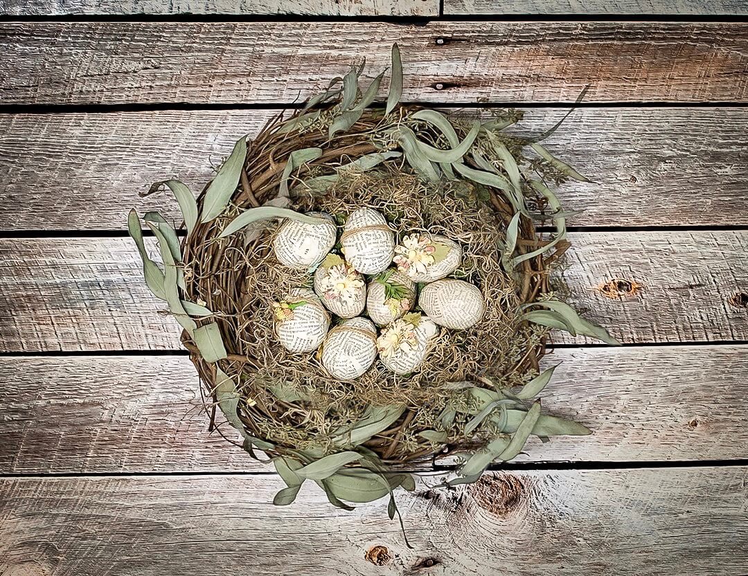 Nest of eggs showing free Lightroom preset
